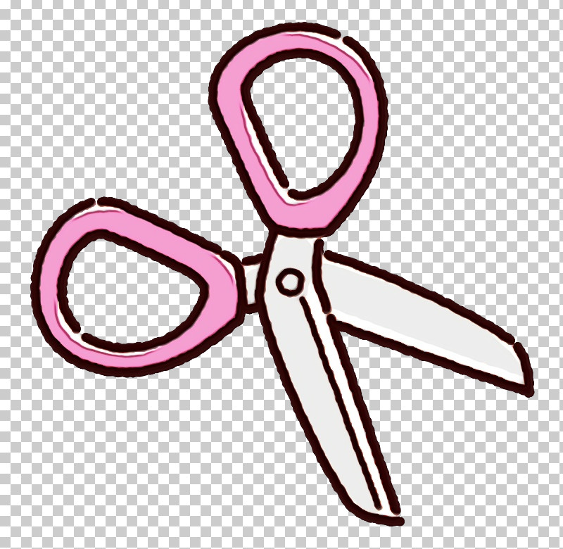 Pink Scissors Symbol PNG, Clipart, Paint, Pink, School Supplies, Scissors, Symbol Free PNG Download