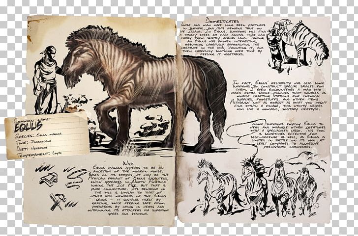 ARK: Survival Evolved Horse Tame Animal Equus Dinosaur PNG, Clipart, 4 Level, Animals, Ark Survival Evolved, Black And White, Cat Like Mammal Free PNG Download