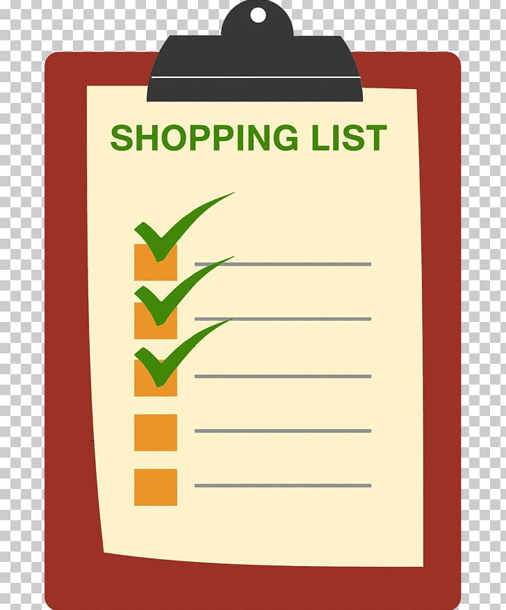 Shopping List Grocery Store PNG, Clipart, Angle, Area, Brand, Clipboard, Free Content Free PNG Download