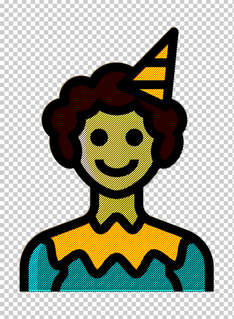 Clown Icon Occupation Woman Icon PNG, Clipart, Cartoon, Clown Icon, Happy, Headgear, Occupation Woman Icon Free PNG Download