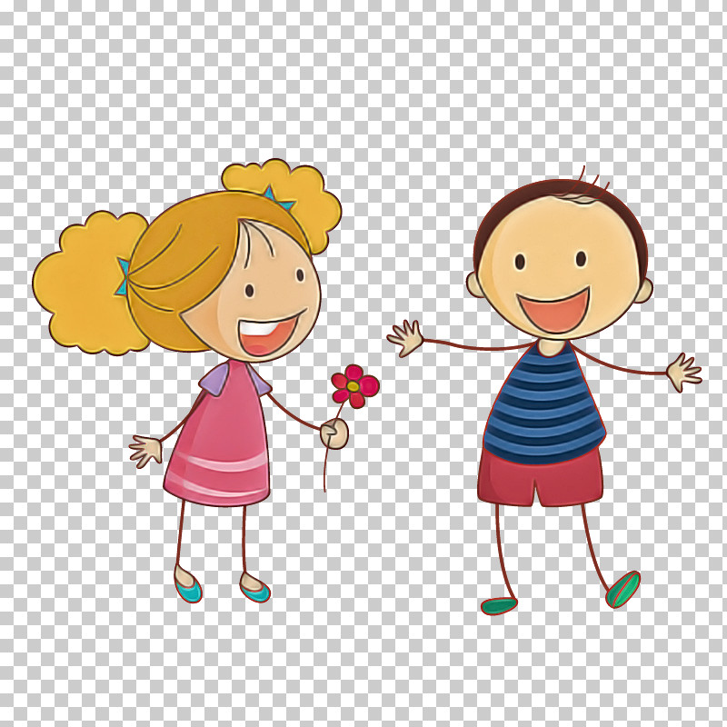 Cartoon Child Friendship Sharing Fun PNG, Clipart, Cartoon, Child, Friendship, Fun, Gesture Free PNG Download