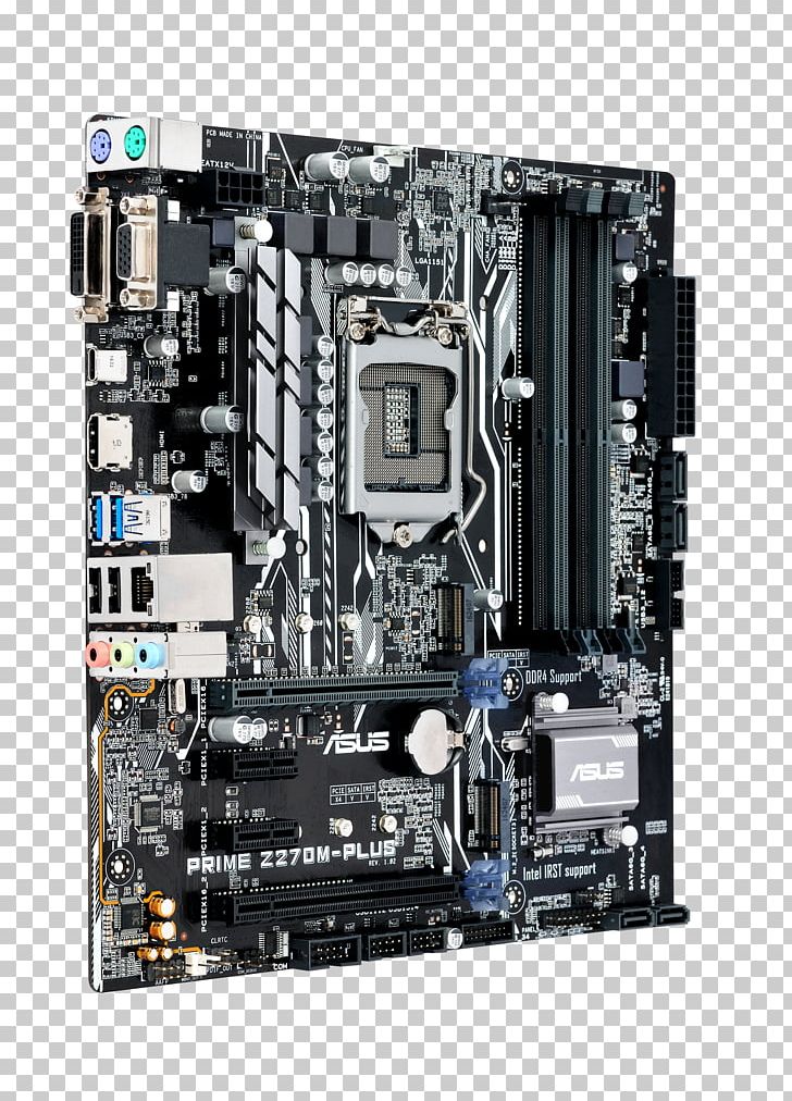 Intel Kaby Lake LGA 1151 MicroATX ASUS PRIME Z270M-PLUS PNG, Clipart, Asus, Asus Prime, Computer, Computer Case, Computer Component Free PNG Download