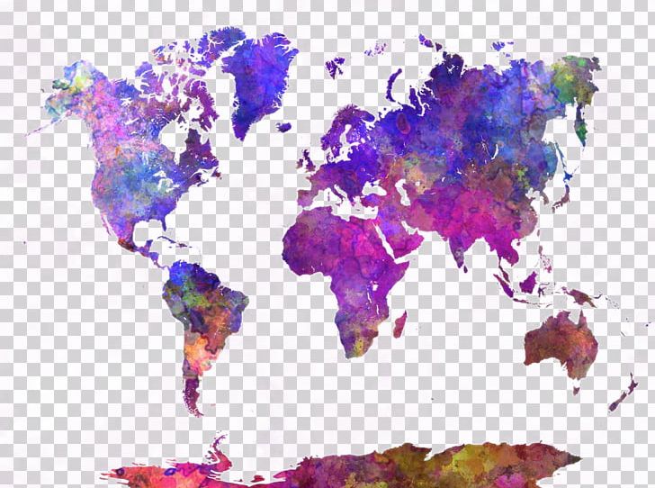 World Map Wall AllPosters.com PNG, Clipart, Color, Effect, Flower, Globe, Ink Free PNG Download