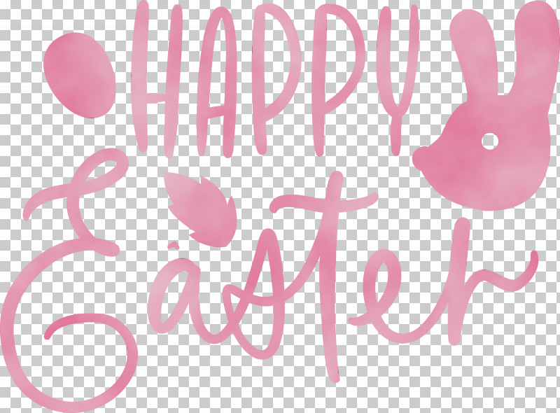 Pink Font Text Magenta PNG, Clipart, Easter Day, Easter Sunday, Happy Easter, Magenta, Paint Free PNG Download