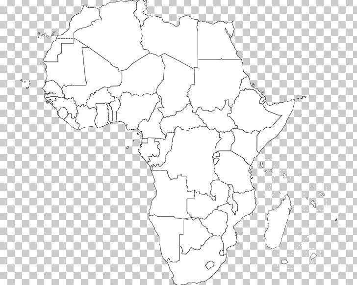 Africa Coloring Book Blank Map World Map PNG, Clipart, Africa, Angle, Area, Artwork, Black And White Free PNG Download