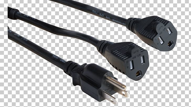 Electrical Cable Electrical Connector Power Cord Y-cable IEC 60320 PNG, Clipart, Ac Adapter, Ac Power Plugs And Sockets, American Wire Gauge, Cable, Data Transfer Cable Free PNG Download