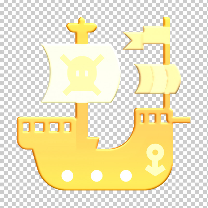 Game Elements Icon Pirate Flag Icon Pirate Ship Icon PNG, Clipart, Game Elements Icon, Pirate Flag Icon, Pirate Ship Icon, Symbol, Yellow Free PNG Download