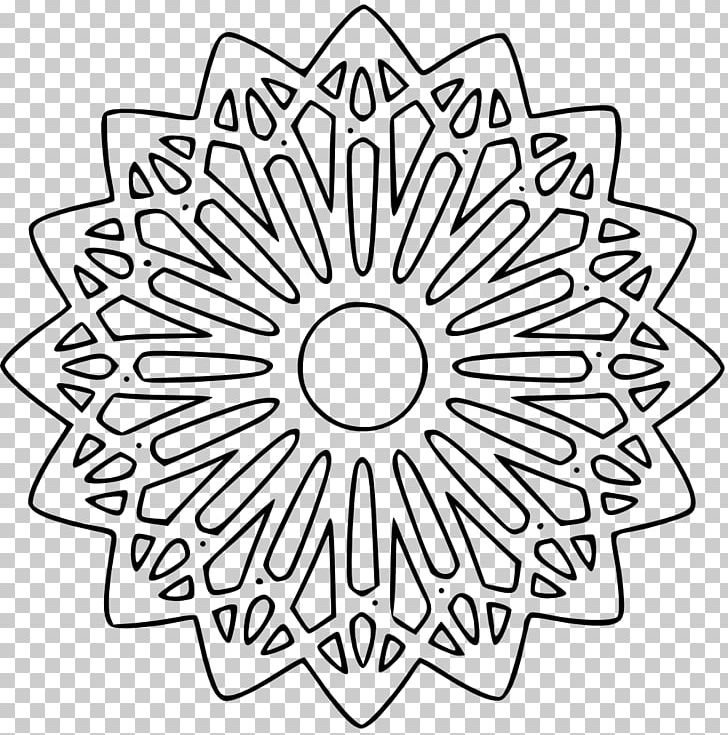 Drawing Rose Window Line Art PNG, Clipart, Area, Art, Black And White, Circle, Colouring Free PNG Download