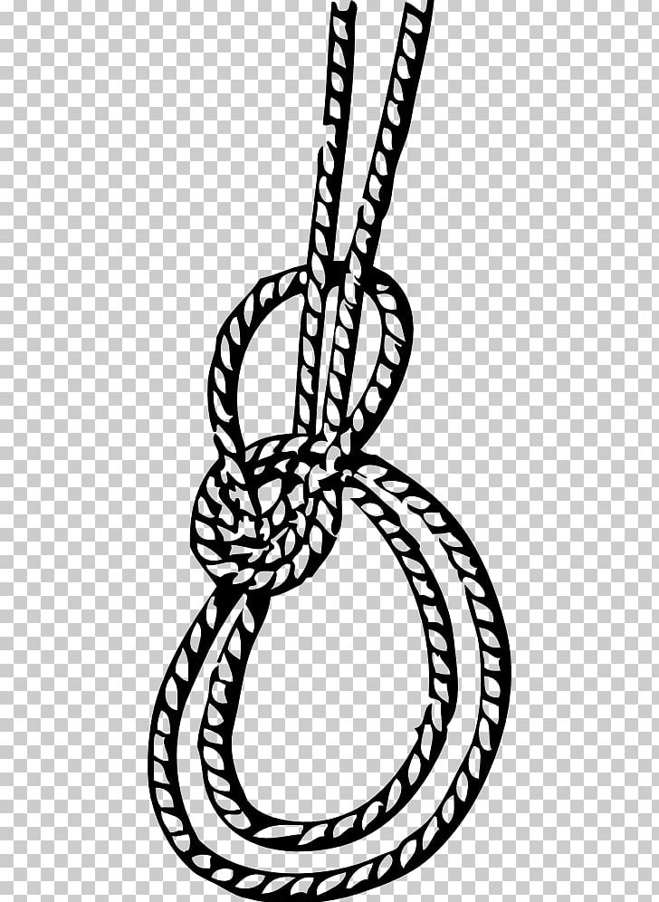 The Ashley Book Of Knots Bowline Rope PNG, Clipart, Bend, Bight, Black And White, Bowline, Bowline On A Bight Free PNG Download