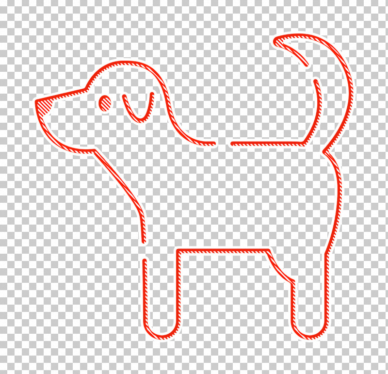 Dog Icon Animals Icon PNG, Clipart, Animals Icon, Dog, Dog Icon, Line, Line Art Free PNG Download