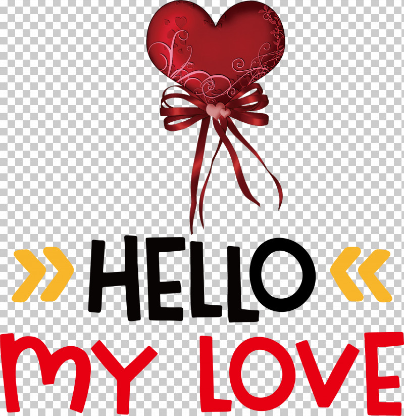 Hello My Love Valentines Day Quote PNG, Clipart, Flower, Geometry, Hello My Love, Line, Logo Free PNG Download