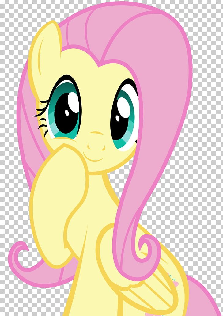 Fluttershy Pony Fan Art PNG, Clipart, Art, Beak, Cartoon, Character, Color Pink Free PNG Download