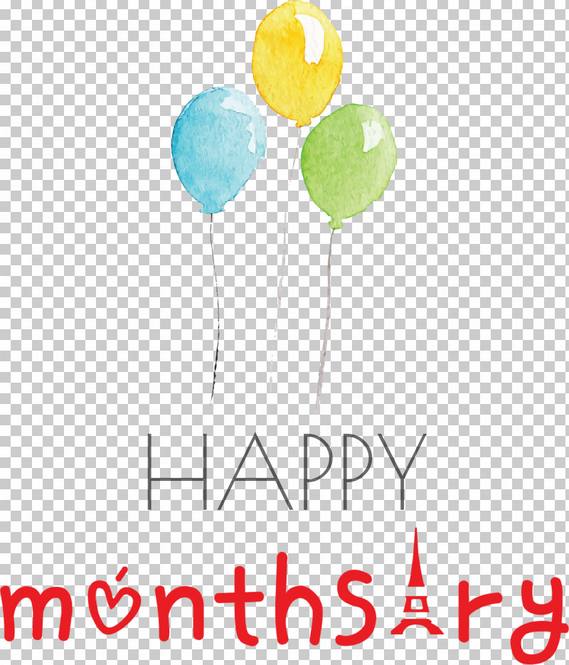 Happy Monthsary PNG, Clipart, Balloon, Happy Monthsary, Meter, Party Free PNG Download