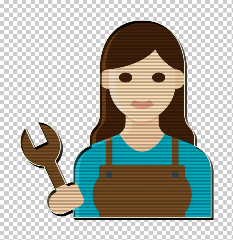 Occupation Woman Icon Professions And Jobs Icon Mechanic Icon PNG, Clipart, Cartoon, Finger, Gesture, Hand, Mechanic Icon Free PNG Download