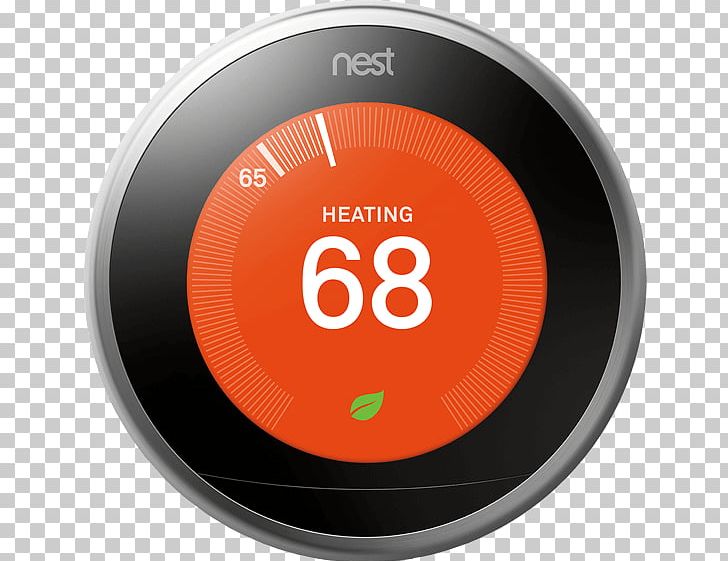 Nest Labs Nest Learning Thermostat PNG, Clipart, Brand, Central Heating, Circle, Control System, Electrical Switches Free PNG Download