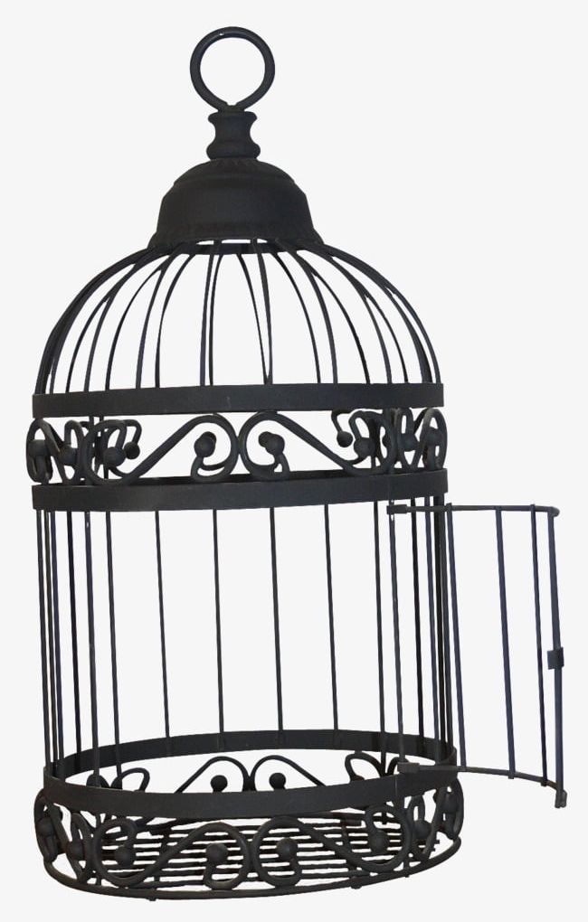 Open The Black Bird Cage PNG, Clipart, Birdcage, Bird Clipart, Black, Black Clipart, Cage Clipart Free PNG Download
