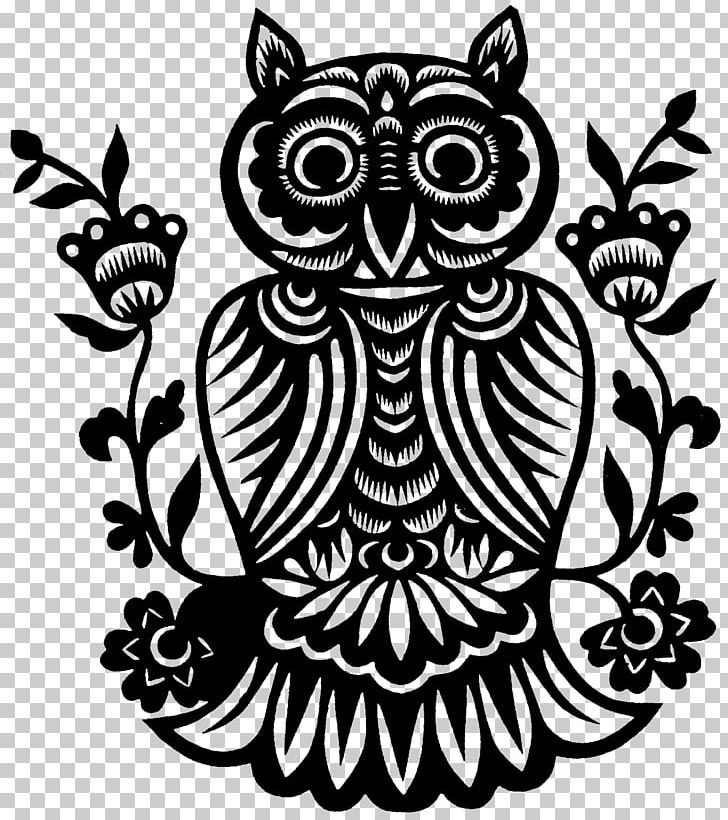 Owl Folk Art Papercutting PNG, Clipart, Animal, Animals, Art, Beak, Bird Free PNG Download