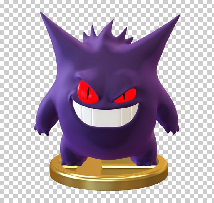 Super Smash Bros. For Nintendo 3DS And Wii U Gengar Trophy Pokémon Mew PNG, Clipart, Character, Curse, Fictional Character, Figurine, Gengar Free PNG Download