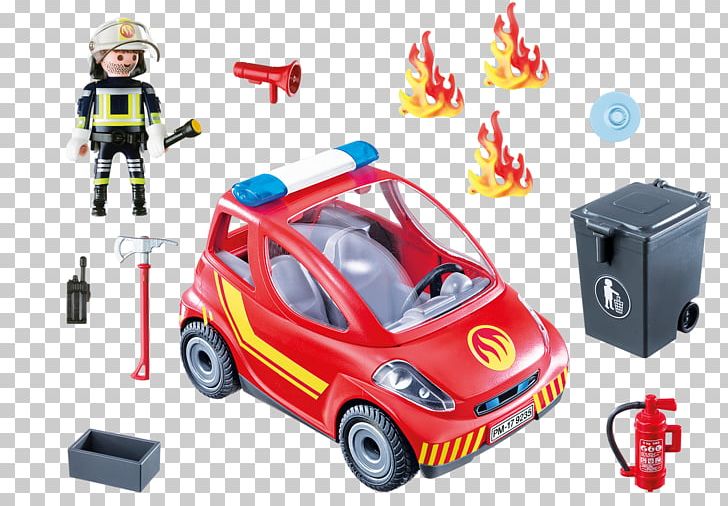Playmobil Car Toy Firefighter Fire Engine PNG, Clipart, Action Toy Figures, Automotive Design, Car, Construction Set, Emergency Vehicle Free PNG Download