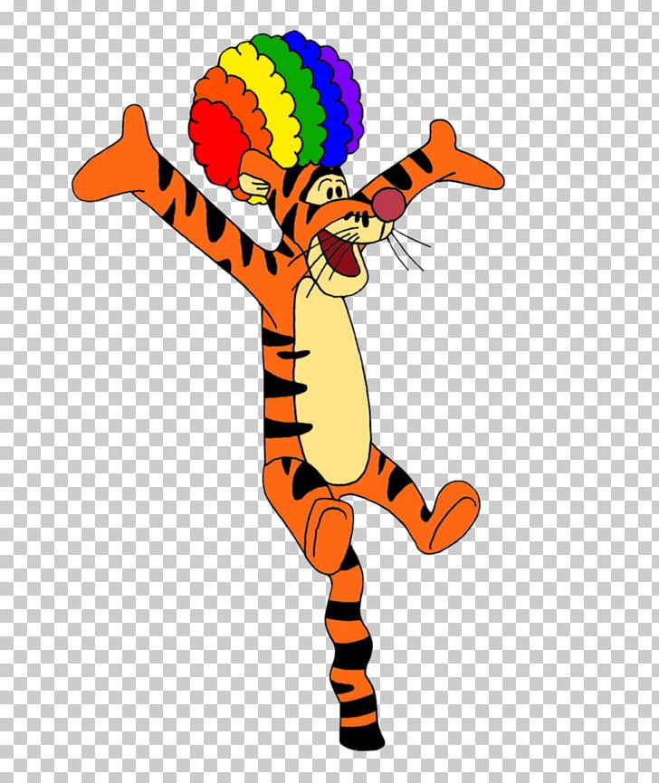 Tigger Winnie-the-Pooh Afro Clown Hundred Acre Wood PNG, Clipart, Afro, Animal Figure, Animation, Artwork, Cartoon Free PNG Download