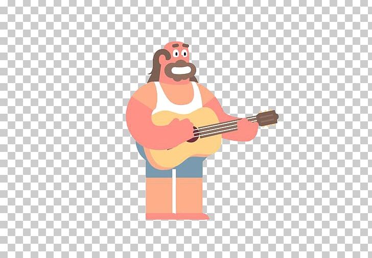 Acoustic Guitar Animation Illustration PNG, Clipart, Acoustic, American, Art, Bald, Bird Free PNG Download