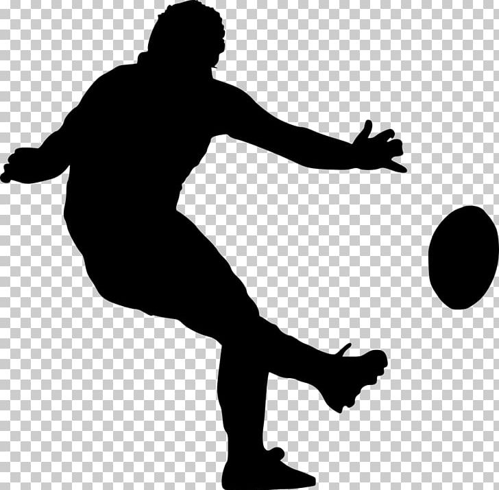 Silhouette Rugby Football Player Drawing Australian Rules Football PNG, Clipart,  Free PNG Download