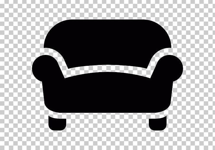 Couch Furniture Computer Icons Living Room PNG, Clipart, Angle, Automotive Design, Black, Black And White, Chair Free PNG Download