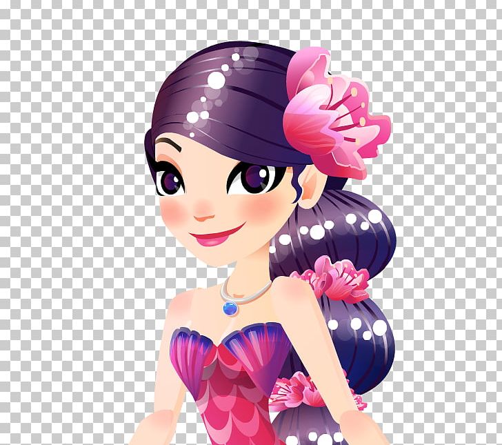 Mermaid Rusalka Gameteep PNG, Clipart, Barbie, Black Hair, Brown Hair, Cartoon, Coral Flowers Free PNG Download