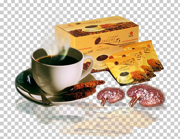 Coffee Lingzhi Mushroom DXN PNG, Clipart, Beverages, Coffee, Coffee Cup, Cordyceps, Cup Free PNG Download