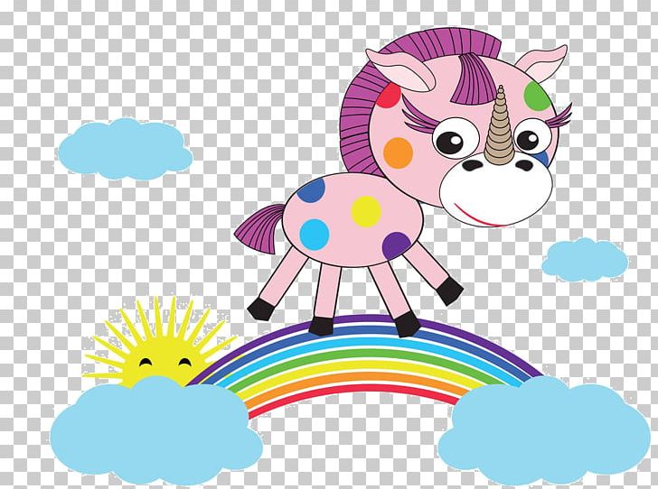 Horse Rainbow Cartoon PNG, Clipart, Animals, Area, Art, Carnivoran, Cartoon Free PNG Download