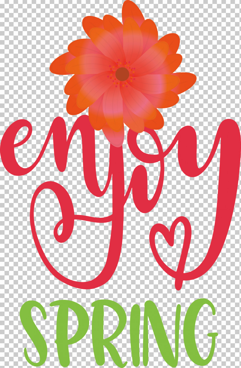 Enjoy Spring Spring PNG, Clipart, Biology, Cut Flowers, Floral Design, Flower, Logo Free PNG Download