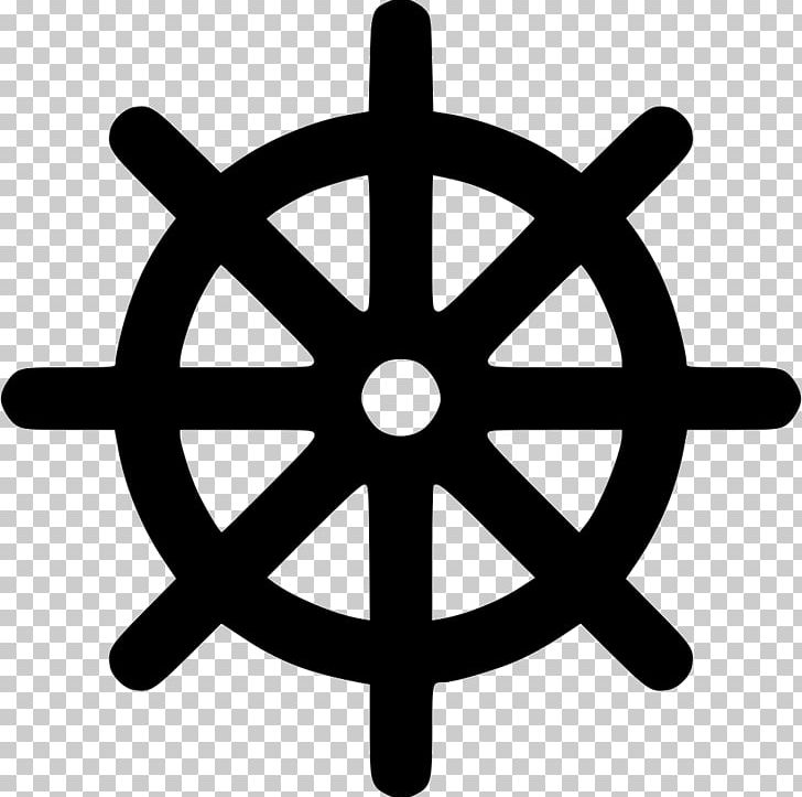 Dharmachakra Portable Network Graphics Scalable Graphics Computer Icons Encapsulated PostScript PNG, Clipart, Angle, Black And White, Buddhism, Cdr, Circle Free PNG Download