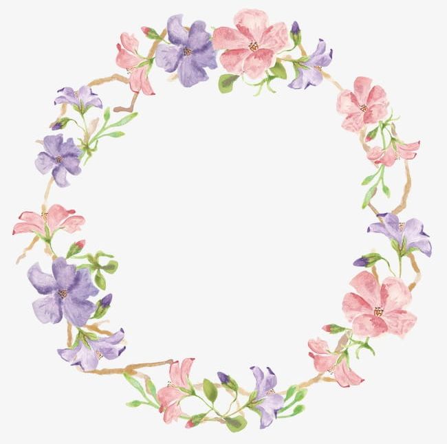 Small Hand-painted Flowers Fresh Garland PNG, Clipart, Art, Beautiful, Flowers, Flowers Clipart, Fresh Free PNG Download