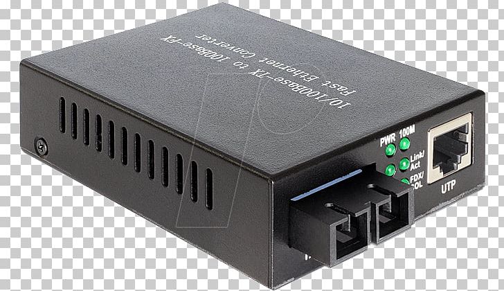 Fiber Media Converter 100BASE-FX Optical Fiber 100BASE-TX Twisted Pair PNG, Clipart, Base, Cable, Converter, Electronic Device, Electronics Free PNG Download