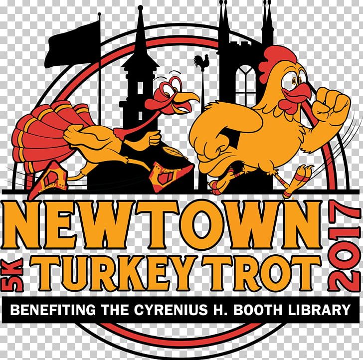 Cyrenius H Booth Library Newtown Turkey Trot Newtown Middle School Hawley Elementary School 0 PNG, Clipart, 2018, Area, Artwork, Brand, Cartoon Free PNG Download