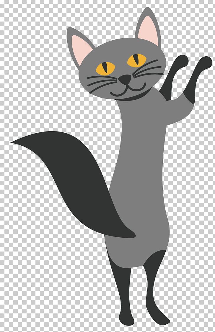 Kitten Black Cat Whiskers Domestic Short-haired Cat PNG, Clipart, Animal, Animals, Black, Carnivoran, Cartoon Free PNG Download