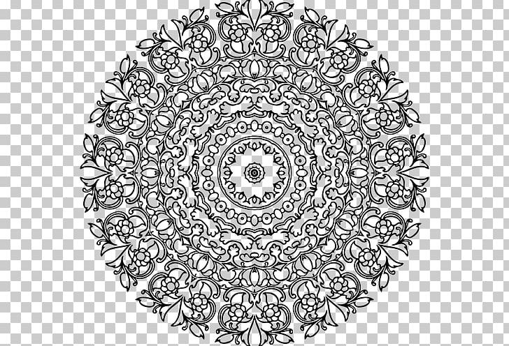 Sacred Geometry Drawing PNG, Clipart, Area, Black And White, Circle, Dentistry, Doily Free PNG Download