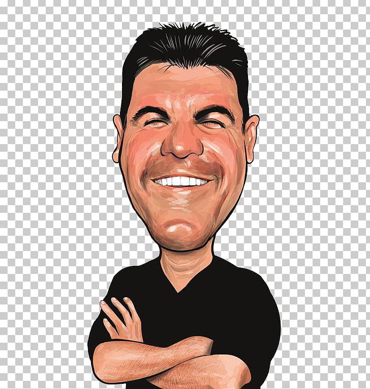 Simon Cowell The X Factor Cartoon Caricature Drawing PNG, Clipart, Face, Handpainted Flowers, Head, Miscellaneous, Moustache Free PNG Download