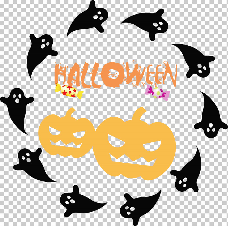 Cat Logo Yellow Text Beak PNG, Clipart, Beak, Cat, Happy Halloween, Logo, Paint Free PNG Download