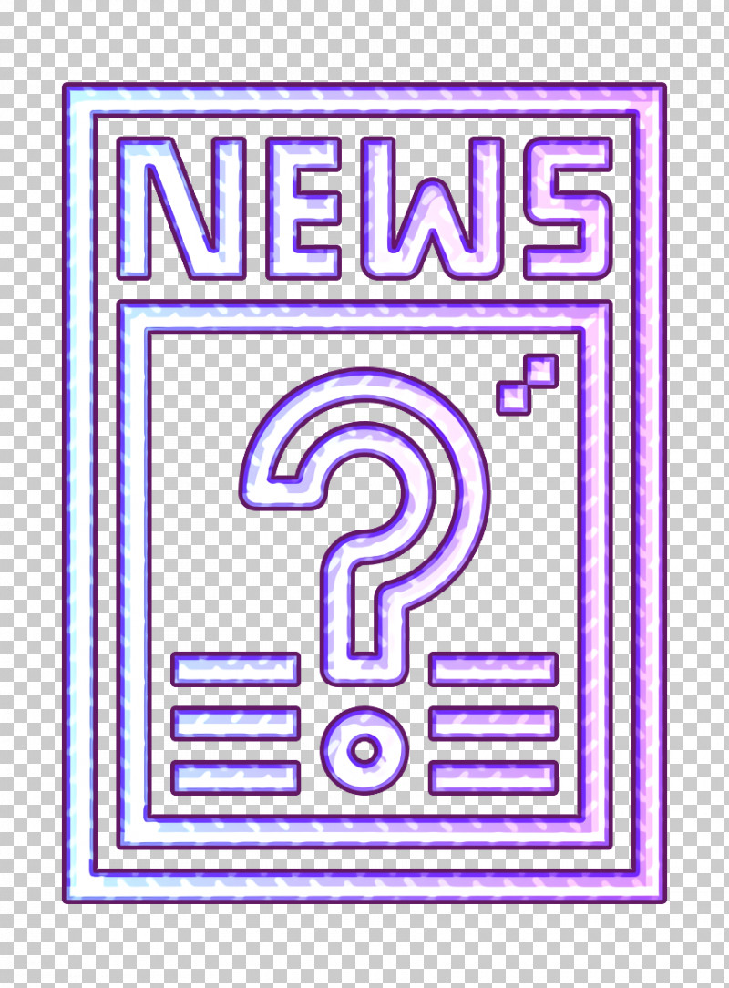 Question Icon News Icon Newspaper Icon PNG, Clipart, Line, News Icon, Newspaper Icon, Question Icon, Rectangle Free PNG Download