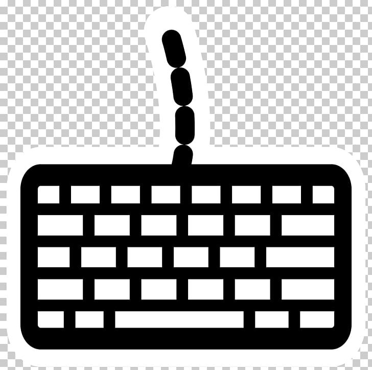 Computer Keyboard Computer Icons PNG, Clipart, Area, Black, Black And White, Brand, Computer Free PNG Download