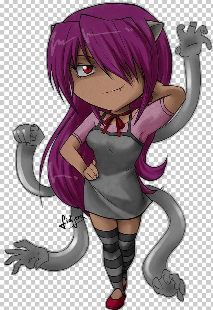 Chibi Elfen Lied Anime Drawing Manga PNG, Clipart, Anime, Art, Brown Hair, Cartoon, Character Free PNG Download