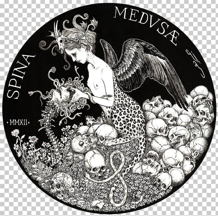 Medusa Poseidon Greek Mythology Gorgon Perseus PNG, Clipart, Art, Black And White, Drawing, Gorgon, Gothic Art Free PNG Download
