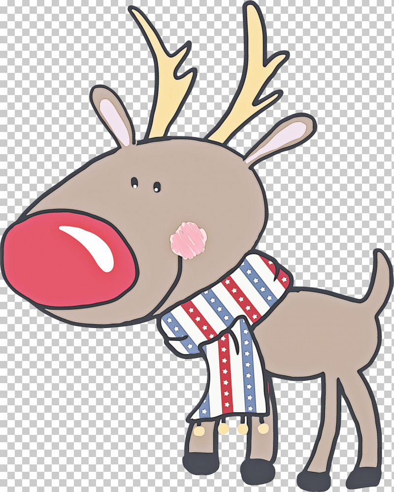 Reindeer PNG, Clipart, Cartoon, Deer, Fawn, Nose, Reindeer Free PNG Download