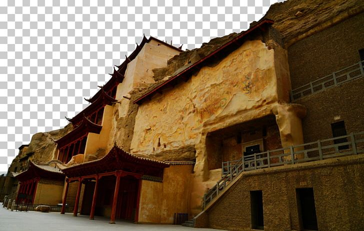 Mogao Caves Zhangye Jiayuguan City Qinghai Lake Jiayu Pass PNG, Clipart, Buddha, Building, Cartoon Buddha, Historic Site, Location Free PNG Download