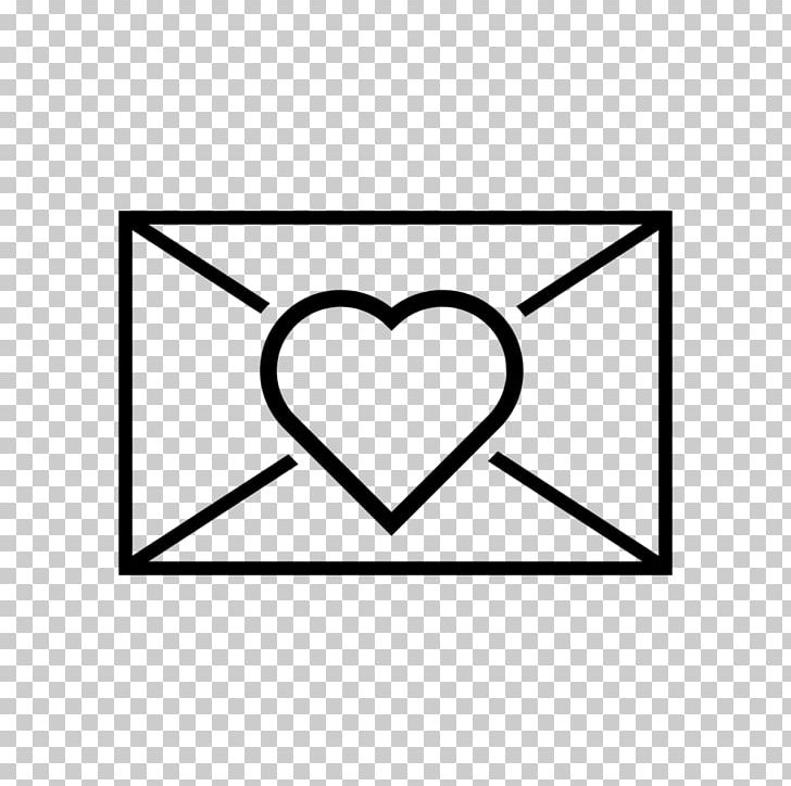 Heart Computer Icons Paper Envelope PNG, Clipart, Angle, Area, Black, Black And White, Circle Free PNG Download