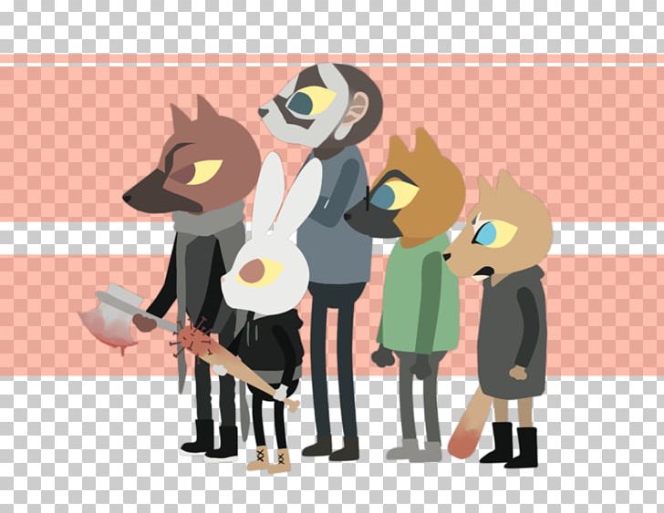 Night In The Woods Character Fan Art Illustration Flemish Giant Rabbit PNG, Clipart, Art, Cartoon, Character, Fan Art, Ferret Free PNG Download