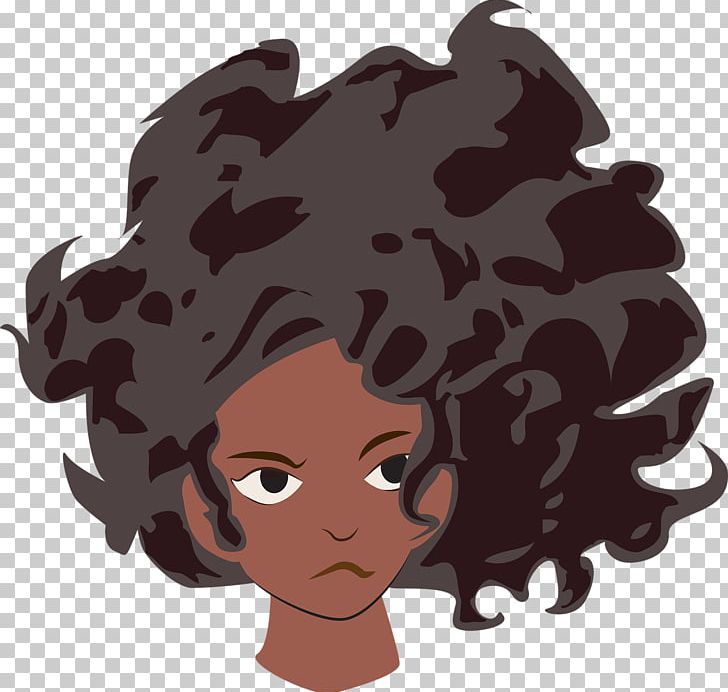 Good Hair Woman Cartoon T-shirt PNG, Clipart, African American, Afrotextured Hair, Art, Black, Black Girl Free PNG Download