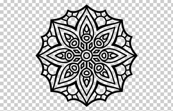 Mandala Coloring Book Drawing Child PNG, Clipart, Area, Attentional Control, Black, Black And White, Book Free PNG Download