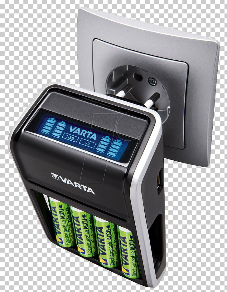 Battery Charger VARTA Electric Battery Rechargeable Battery Nickel–metal Hydride Battery PNG, Clipart, Aa Battery, Electro, Electronic Device, Electronics, Gadget Free PNG Download